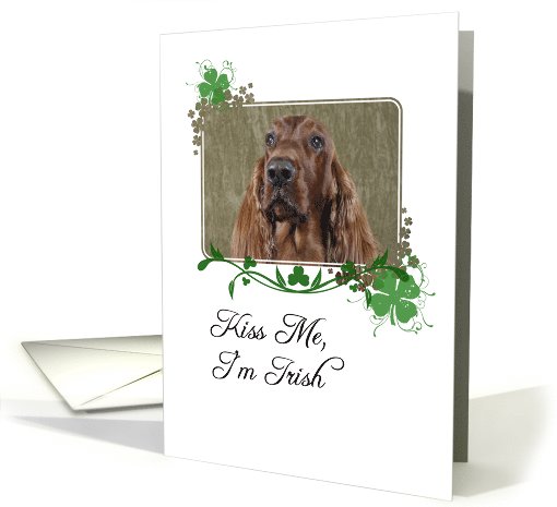 Kiss Me, I'm Irish! - St Patrick's Day card (774525)