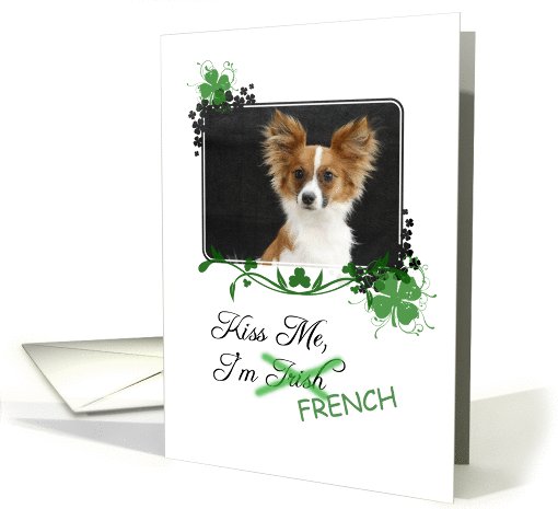 Kiss Me, I'm Irish (French)! - St Patrick's Day card (774539)