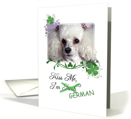 Kiss Me, I'm Irish (German)! - St Patrick's Day card (774634)