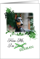 Kiss Me, I’m Irish (German)! - St Patrick’s Day card