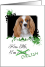 Kiss Me, I’m Irish (English)! - St Patrick’s Day card