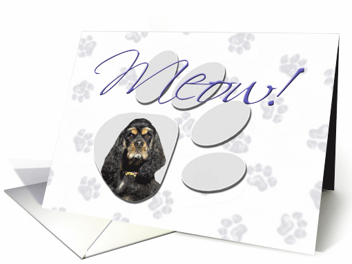 April Fool's Day Greeting - featuring a black/tan tri... (776365)