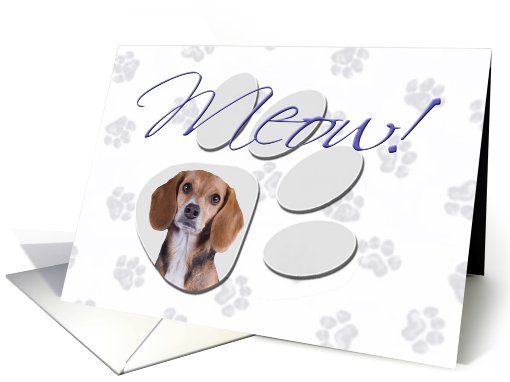April Fool's Day Greeting - featuring a Beagle card (776529)