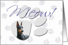 April Fool’s Day Greeting - featuring a Doberman Pinscher card