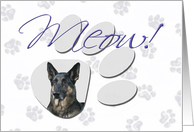 April Fool’s Day Greeting - featuring a German Shepherd Dog card