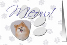 April Fool’s Day Greeting - featuring a Pomeranian card