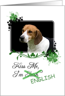 Kiss Me, I’m Irish (English)! - St Patrick’s Day card
