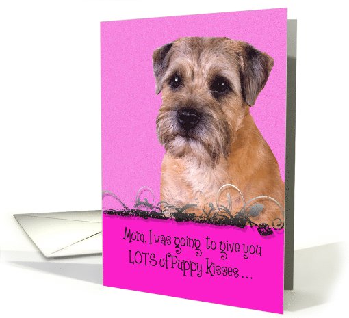 Mothers Day Licker License - featuring a Border Terrier card (795619)