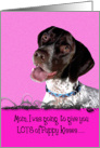 Mother’s Day Licker License - featuring a German Shorthaired Pointer card