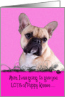 Mother’s Day Licker License - featuring a French Bulldog card