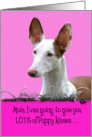 Mother’s Day Licker License - featuring an Ibizan Hound card