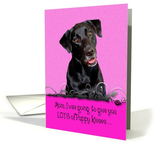 Mother's Day Licker License - featuring a black Labrador... (802657)