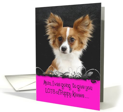 Mother's Day Licker License - featuring a Papillon card (809695)