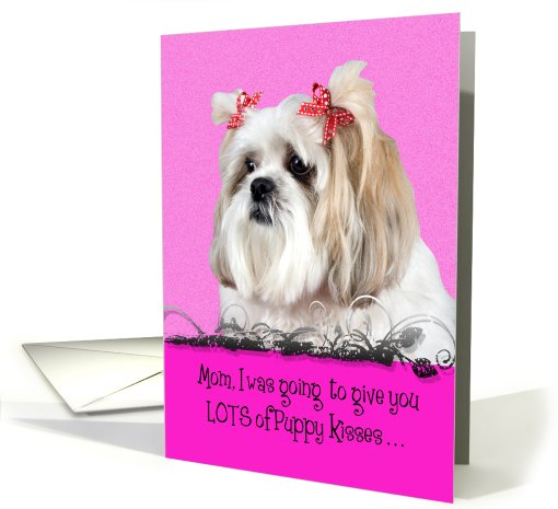 Mother's Day Licker License - featuring a Lhasa Apso card (809705)