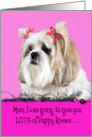 Mother’s Day Licker License - featuring a Lhasa Apso card