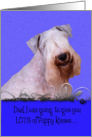 Father’s Day Licker License - featuring a Sealyham Terrier card