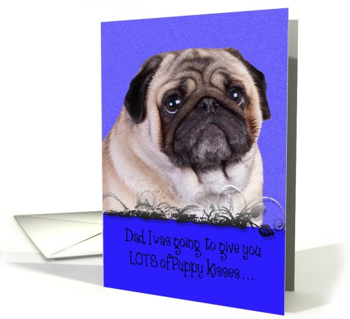 Father's Day Licker License - featuring a Pug card (818093)