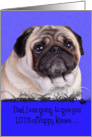 Father’s Day Licker License - featuring a Pug card