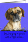 Father’s Day Licker License - featuring a Puggle card