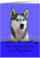 Father’s Day Licker License - featuring a Siberian Husky card