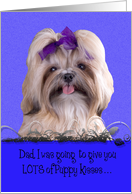 Father’s Day Licker License - featuring a Shih Tzu card