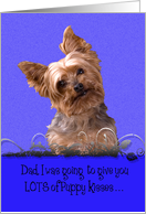 Father’s Day Licker License - featuring a Yorkshire Terrier card