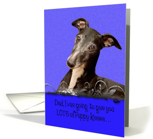 Father's Day Licker License - featuring a Whippet card (818896)