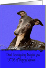 Father’s Day Licker License - featuring a Whippet card