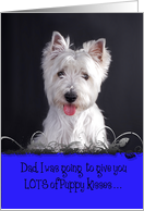 Father’s Day Licker License - featuring a West Highland White Terrier card