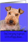 Father’s Day Licker License - featuring a Welsh Terrier card
