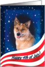 July 4th Card - featuring an Australian Cattle Dog card