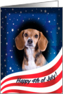 July 4th Card - featuring a Beagle card