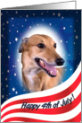 July 4th Card - featuring a Greyhound card