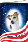 July 4th Card - featuring a Jack Russell Terrier card