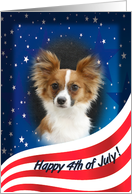July 4th Card - featuring a Papillon card