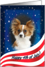 July 4th Card - featuring a Papillon card