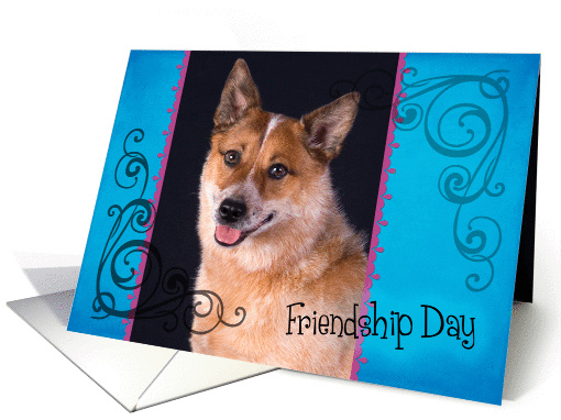 Friendship Day card featuring an Australian Cattle Dog card (833695)