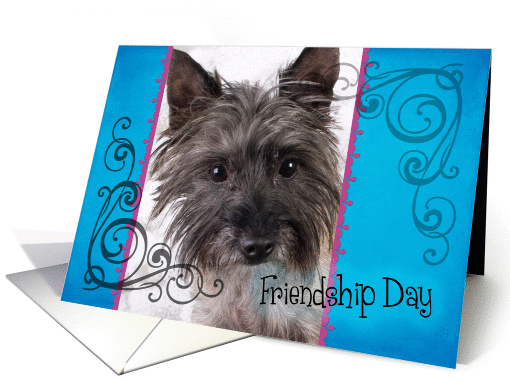 Friendship Day card featuring a Cairn Terrier card (833961)