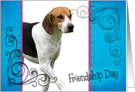 Friendship Day card featuring a Harrier card