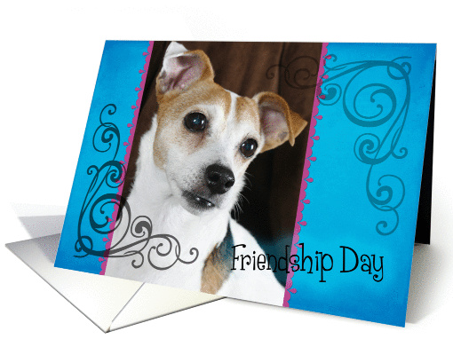 Friendship Day card featuring a Jack Russell Terrier card (834027)