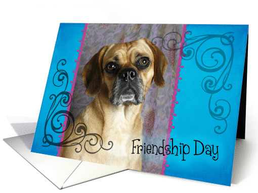 Friendship Day card featuring a Puggle card (834130)