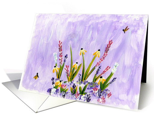 Spring Glory Yellow Daisies card (669927)