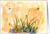 Spring Delight Yellow Daisies card
