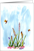 Fireflies card