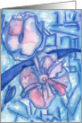 Blue Flowers1 Card