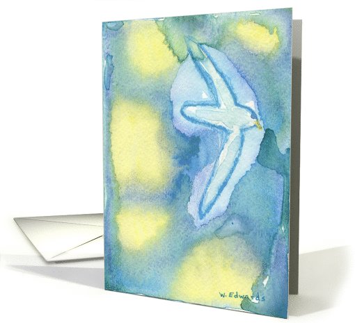 Bird Art, Blue Bird in Flight, Blue Bird Watercolor... (625834)