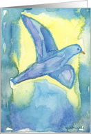 Mothers Day Card, Blue Bird Art card