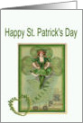 Happy St Patrick’s Day vintage postcard card