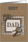 Dad customizable card carpenter theme card