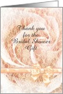 Thank you for shower gift, customizable card